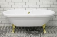 Акриловая ванна Radomir Леоннеса 1 175х80 1-01-3-0-9-138 Белая с ножками золото — фото 5, Ванны