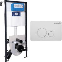 Товар: Инсталляция Bettoserb Sava Fix Slim SET40006457 для унитаза с клавишей смыва Белый глянец - фото 1 Инсталляция Bettoserb Sava Fix Slim SET40006457 для унитаза с клавишей смыва Белый глянец — фото 1, Инсталляции