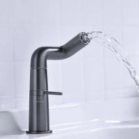 Смеситель для раковины Haiba HB10813-3 Пепельный — фото 5, Смесители для раковины