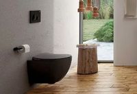 Унитаз Creavit Free FE322-11SM00E-0000 подвесной Черный матовый без сиденья — фото 5, Подвесные унитазы