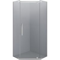 Душевой уголок Erlit Comfort 90х90 ER10109V-C4 профиль Хром стекло тонированное — фото 1, Душевые уголки трапеция