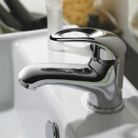 Смеситель для раковины Haiba Хром арт-HB1015 — фото 3, Смесители для раковины