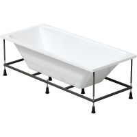 Акриловая ванна Corpa Nera Bellini 170x75 CN05019WH без гидромассажа — фото 3, Акриловые ванны