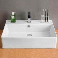 Раковина Artceram Quadro 50 QUL002 01 00 Белая глянцевая — фото 3, Раковины