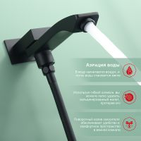 Душевая система Raglo R01.27.06 Черная матовая — фото 4, Встраиваемые душевые комплекты