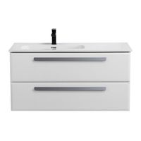 База под раковину подвесная CEZARES ECO-CER-N-1000-2C-SO-BL-L — фото 1, Тумбы под раковину