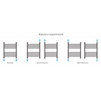 Водяной полотенцесушитель Сунержа Богема+ 600х500 Хром — фото 2, Водяные полотенцесушители