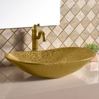 Раковина-чаша Point Сатурн 64 PN43903GB Золото брашированное — фото 4, Раковины