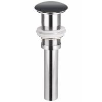 Донный клапан для раковины Ceramicanova CN2000MDH click-clack Темный антрацит матовый — фото 1, Раковины и столешницы. Выпуски для умывальников