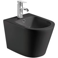 Биде AQUAme AQM2101MB подвесное Черное матовое — фото 1, Биде