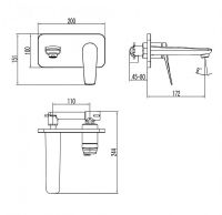 Товар: Смеситель для раковины Lemark Bronx LM3726BL Черный - фото 4 Смеситель для раковины Lemark Bronx LM3726BL Черный — фото 4, Смесители для раковины
