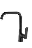 Смеситель "Lagos Black" д/кухни, Г-излив, арт. LG06B — фото 1, Смесители для кухни