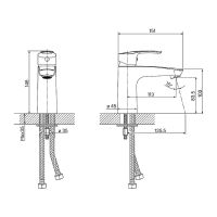 Товар: Смеситель для раковины Iddis Ray Белый матовый арт-RAYWT00i01 - фото 2 Смеситель для раковины Iddis Ray Белый матовый арт-RAYWT00i01 — фото 2, Смесители для раковины