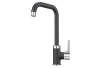 Granula-0041, ШВАРЦ (чёрный металлик), СМЕСИТЕЛЬ КУХОННЫЙ — фото 1, Смесители для кухни