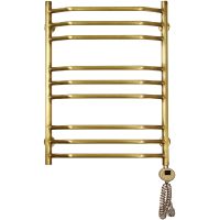 Электрический полотенцесушитель Domoterm Лаура П9 500x700 АБР ER Античная бронза — фото 1, Электрические полотенцесушители