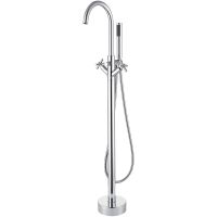 Смеситель для ванны Swedbe Spira 4002 Хром — фото 1, Для душа и ванны