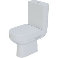 Унитаз компакт Aringa Асти AR01001WH с бачком и сиденьем Микролифт — фото 1, Напольные унитазы