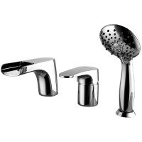 Смеситель на борт ванны Lemark Shift LM4345C Хром — фото 1, Смесители на борт ванны