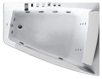 Акриловая ванна Gemy G9056BR 170х130 с гидромассажем — фото 3, Ванны