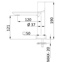 Товар: Смеситель для раковины Remer Edge EG512BG Золото брашированное - фото 2 Смеситель для раковины Remer Edge EG512BG Золото брашированное — фото 2, Смесители для раковины