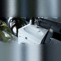 Раковина Maretti Eleganza 60 EN13SM32-844 на стиральную машину Белая — фото 2, Раковины на стиральную машину