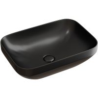 Раковина-чаша Ceramicanova Element 50 CN6055MB Черная матовая — фото 2, Раковины накладные