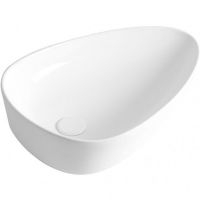 Раковина-чаша CeramaLux 55 7862-2 Белая глянцевая — фото 1, Раковины накладные