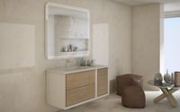 Товар: Шкафчик подвесной с одной дверцей, совместимый с базой под раковину CEZARES BELLAGIO 54864 Rovere ta - фото 3 Шкафчик подвесной с одной дверцей, совместимый с базой под раковину CEZARES BELLAGIO 54864 Rovere ta — фото 3, Шкафы для ванной