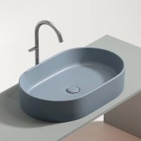 Раковина-чаша Ceramicanova Element 61 CN6048MHL Серо-голубая матовая — фото 10, Раковины