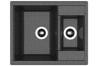 Dr.Gans Мойка "Астра" 620 К, черный СМс — фото 1, Кухонные мойки