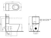 Унитаз компакт Hatria Fusion Y1ZB01 без бачка и сиденья — фото 3, Унитазы