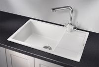 Товар: Granula-7805, АРКТИК (БЕЛЫЙ), кухонная мойка, кварц - фото 2 Granula-7805, АРКТИК (БЕЛЫЙ), кухонная мойка, кварц — фото 2, Кухонные мойки