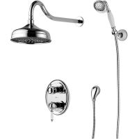 Душевая система Lemark Villa LM4829C Хром — фото 1, Душевые системы