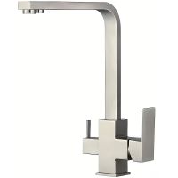 Смеситель для кухни Haiba HB76803-2 Нержавеющая сталь — фото 1, Смесители для кухни