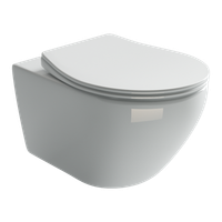 Подвесной унитаз PEARL (безободковый) — фото 1, Подвесные унитазы