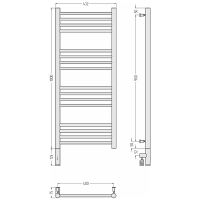 Электрический полотенцесушитель Сунержа Богема 3.0 прямая 1000x400 L 00-5804-1040 Хром — фото 5, Электрические полотенцесушители