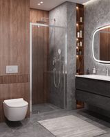 Душевая дверь CEZARES MOLVENO-BA-1-80-C-Cr-IV — фото 1, Душевые двери в нишу