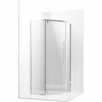 Душевой уголок Ambassador Ritz 100х100 112011103 профиль Хром стекло прозрачное — фото 1, Душевые уголки