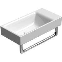 Товар: Раковина GSI Nubes 50 9637111 Белая - фото 3 Раковина GSI Nubes 50 9637111 Белая — фото 3, Раковины