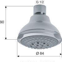 Товар: Верхний душ Remer 355FOX Хром - фото 2 Верхний душ Remer 355FOX Хром — фото 2, Верхние души