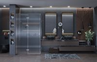 Товар: Душевой уголок Ambassador Diamond 120х80 12011107L профиль Хром стекло прозрачное - фото 7 Душевой уголок Ambassador Diamond 120х80 12011107L профиль Хром стекло прозрачное — фото 7, Душевые уголки