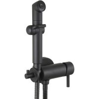 Гигиенический душ со смесителем Lemark Solo LM7166BL Черный — фото 1, Гигиенические души