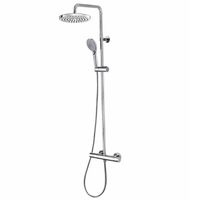 Душевая система Bossini Elios L10172.030 с термостатом Хром — фото 1, Душевые стойки