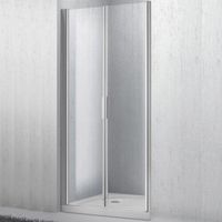 Душевая дверь BelBagno Sela 60 SELA-B-2-60-C-Cr профиль Хром стекло прозрачное — фото 1, Душевые двери в нишу