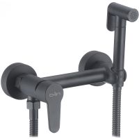 Гигиенический душ со смесителем D-Lin D180202-A Черный матовый — фото 1, Гигиенические души