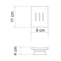 Товар: Amper K-5429NICKEL Мыльница - фото 3 Amper K-5429NICKEL Мыльница — фото 3, Мыльницы