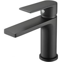 Смеситель для раковины Belz B678-7 B10678-7 Черный матовый — фото 1, Смесители для раковины