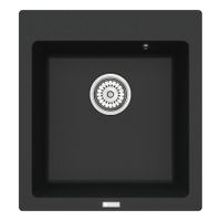 Мойка кухонная Point Моко 47 PN3006B, черный — фото 1, Кухонные мойки