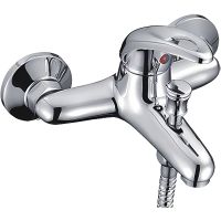 Смеситель для ванны Haiba HB3015 Хром — фото 1, Для душа и ванны