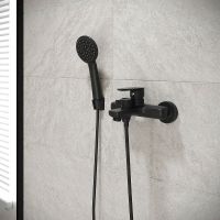 Смеситель для ванны Aringa Рейн AR02006BL Черный — фото 4, Смеситель для ванны